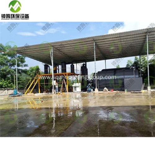 Auto Plastic Pyrolysis to Fuel Oil Equipment